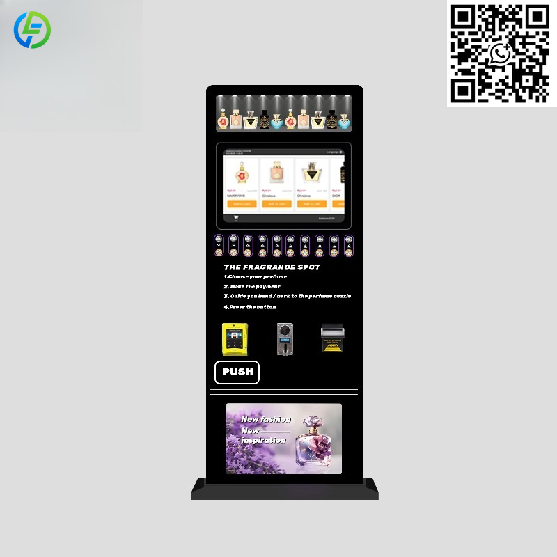 Perfume Fragrance Machine - Máquina expendedora de perfumes personalizada, popular,