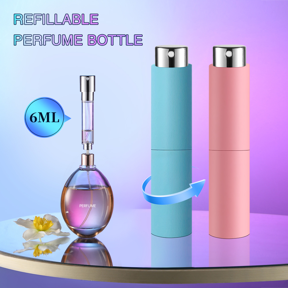 Fragrance Atomizer Pump - Atomizador de Perfume giratorio de 6ml,