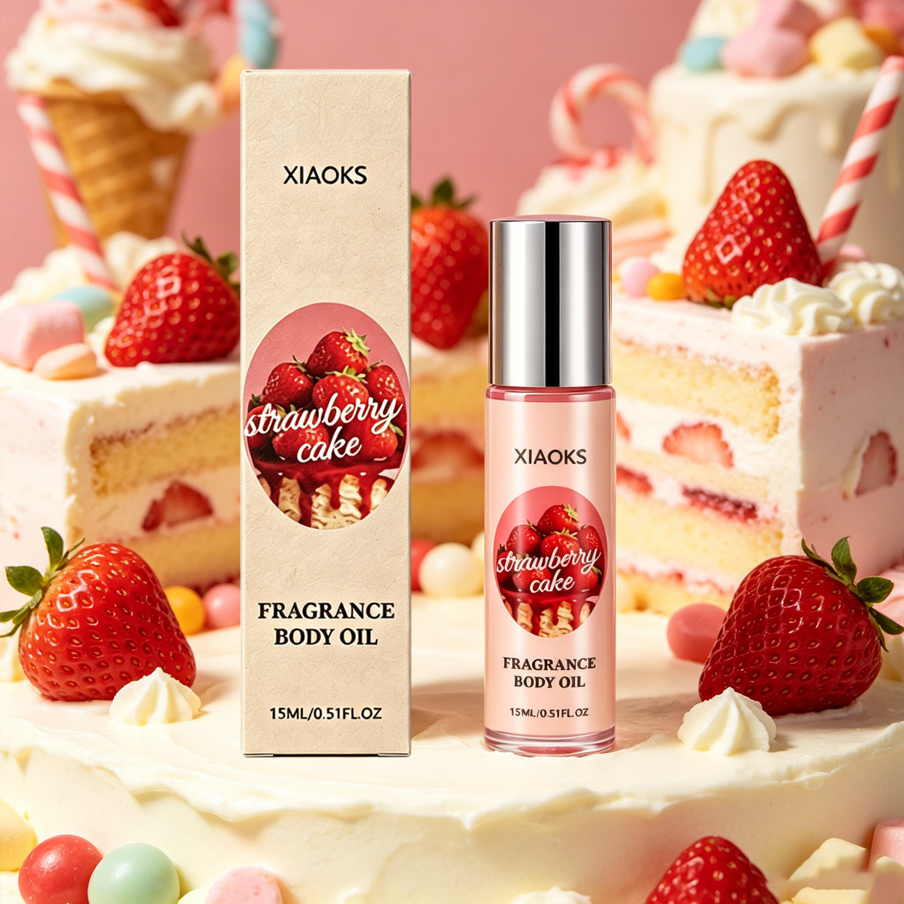Perfume Fragrance Enhancer - 1 botella de perfume roll-on con