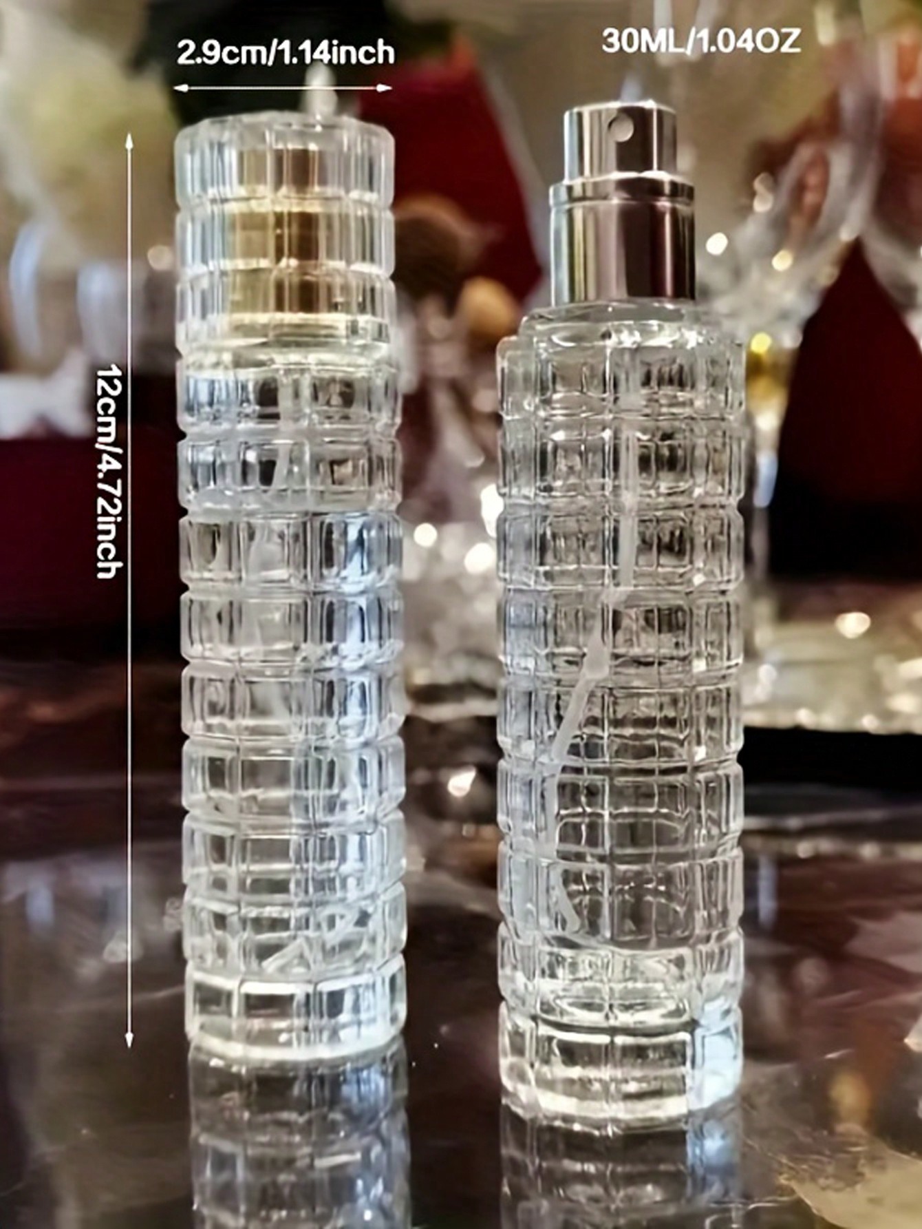 Botellas de vidrio con pulveri - Perfume Imperium Fragrance World reseña y precio