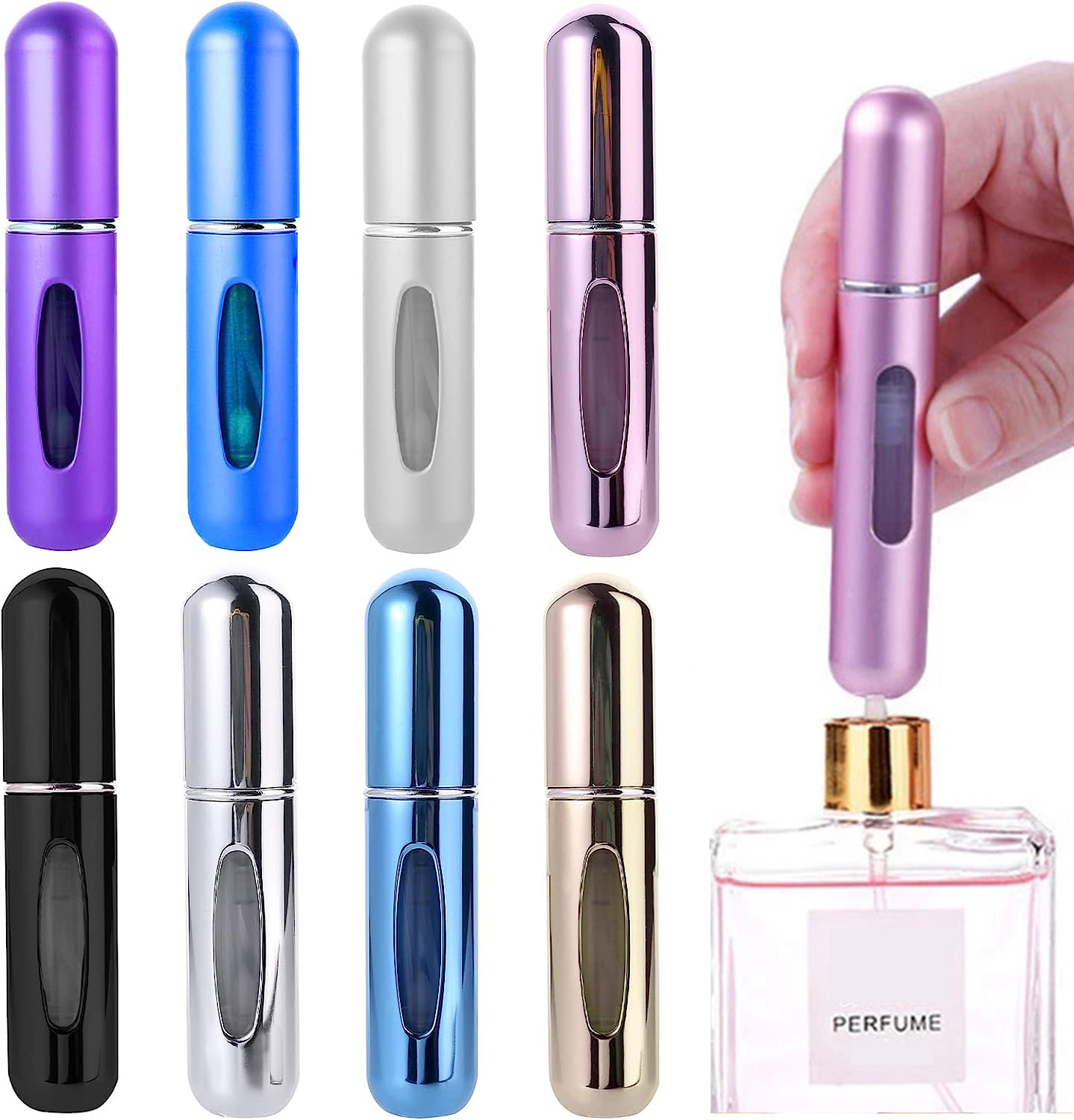 Mini botella de Perfume recarg - Fragrance Atomizer Pump reseña y precio