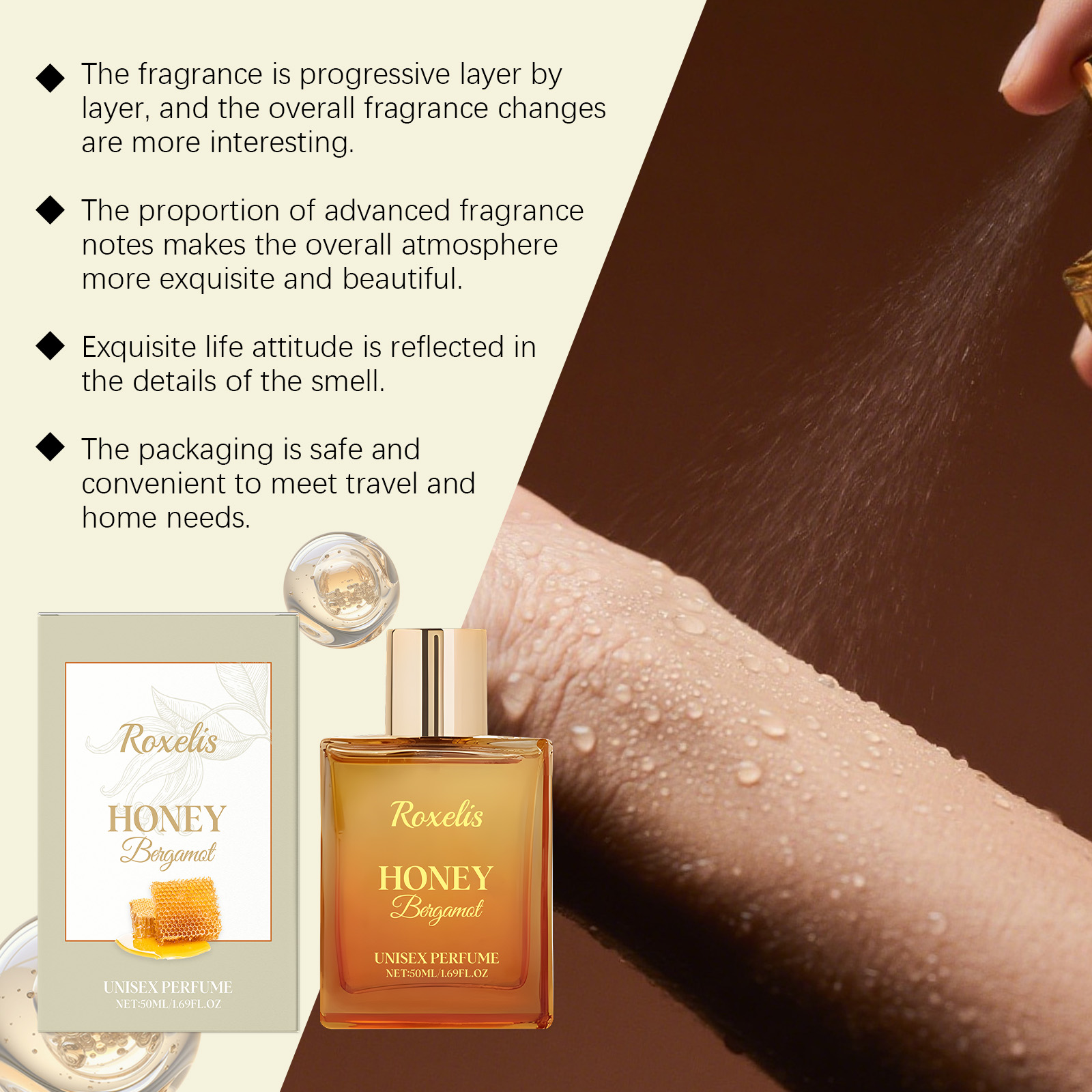 Perfume Unisex de bergamota y  - Perfume Fragrance Enhancer reseña y precio